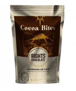 Almendra de café recubierta de chocolate negro