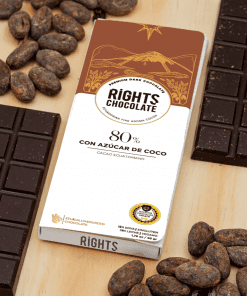 80% Cacao Fino de Aroma - con azúcar de coco